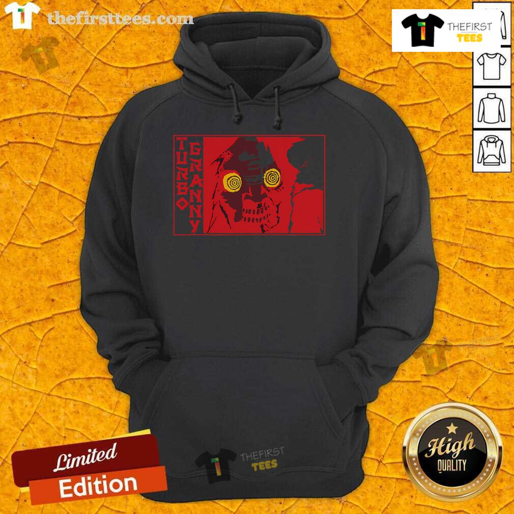 Official Turbo Granny Hoodie featuring a stylish design, perfect for cozy wear and trendy fashion enthusiasts.