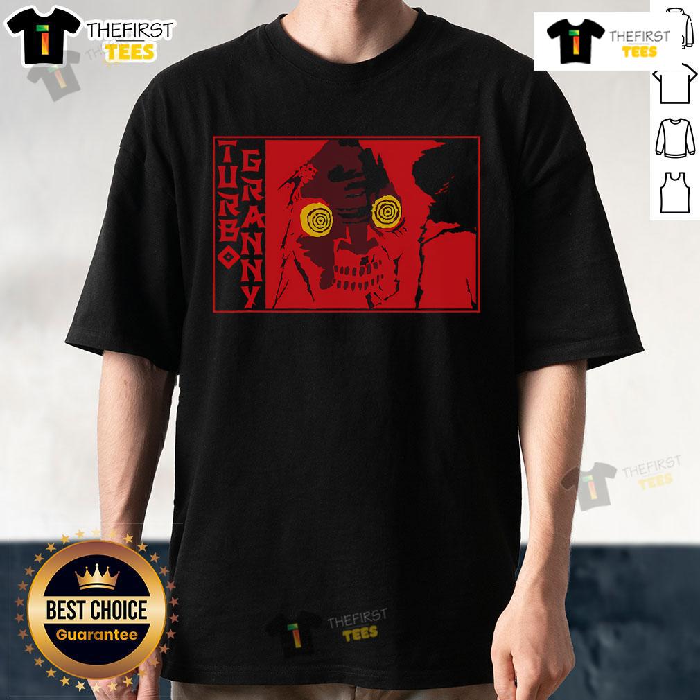 Official Turbo Granny T-Shirt featuring a vibrant design and playful graphics for stylish seniors and fans of fun fashion.