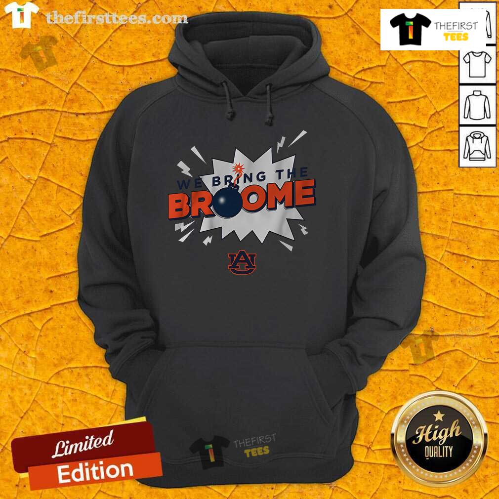 Top Auburn Basketball Johni Broome in 'We Bring The Broome' hoodie, showcasing team spirit and style.