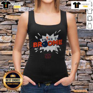Top Auburn Basketball Johni Broome We Bring The Broome tank top featuring bold graphics and team colors.