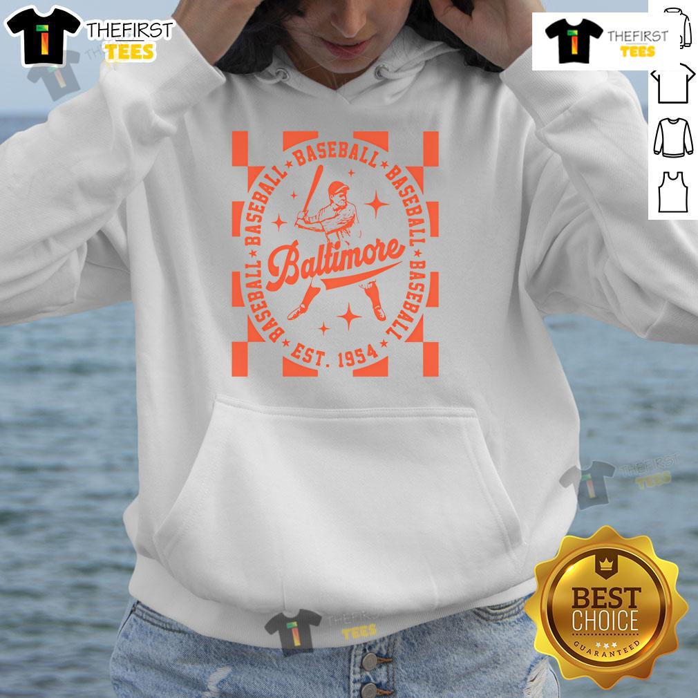 Stylish Top Baltimore Orioles Baseball Est 1954 hoodie in team colors, perfect for fans and casual wear.