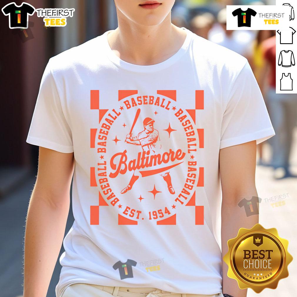 Top Baltimore Orioles Baseball Est 1954 T-Shirt featuring vibrant team colors and logo for dedicated fans.