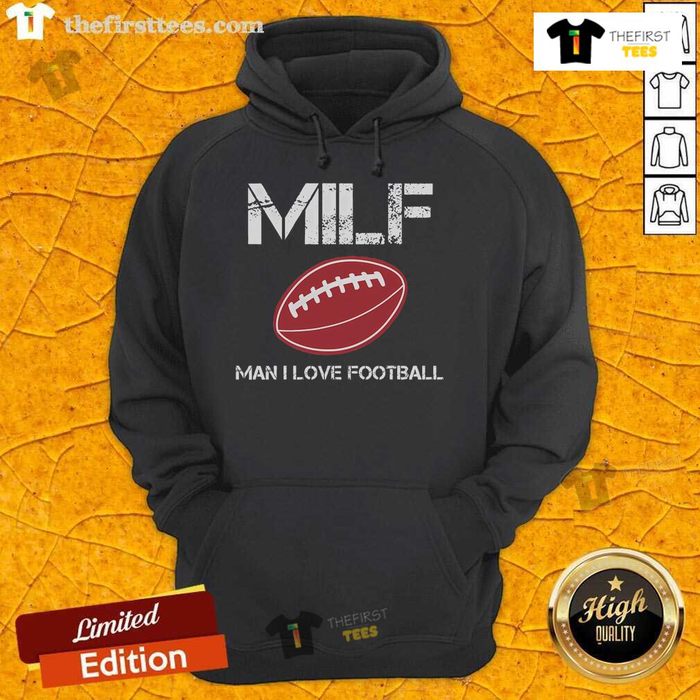 Man wearing 'I Love Football' hoodie, showcasing sporty style and love for football, perfect for sport lovers.