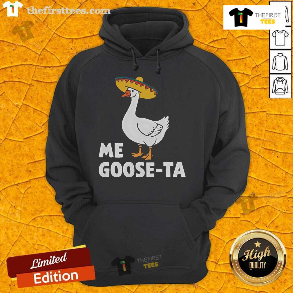 Funny Me Goose hoodie featuring playful goose puns, perfect for a fiesta party and adding humor to your wardrobe.