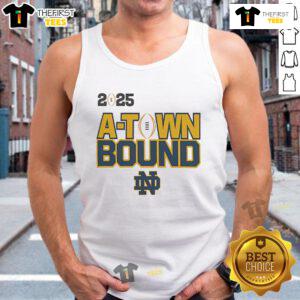 Good Notre Dame 2025 A Town Bound Tank Top featuring vibrant design and comfortable fit for fans and casual wear.
