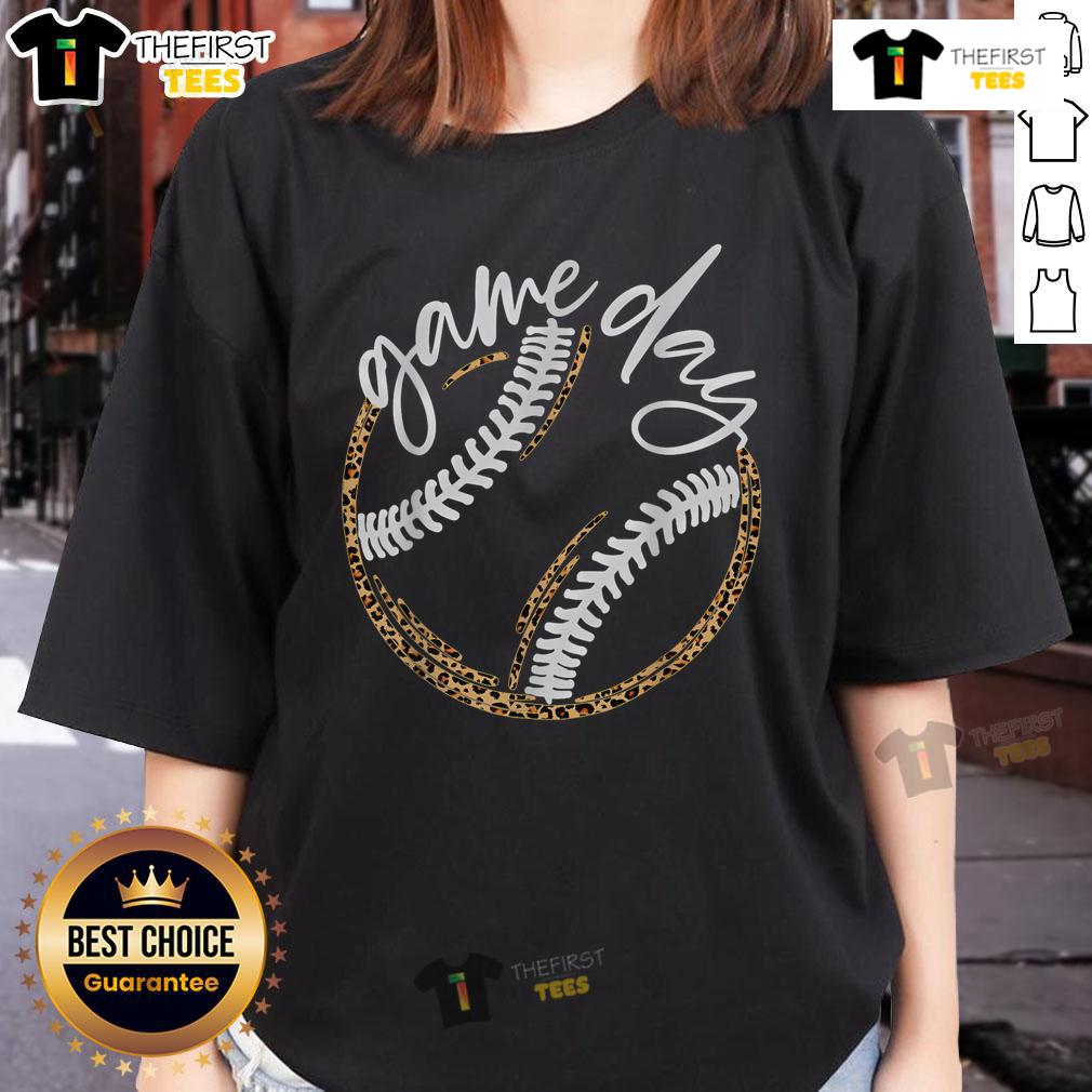 Stylish ladies' tee for game day featuring baseball design, perfect for sports fans and casual wear.