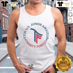 Official 77th US Junior Amateur Trinity Forest tank top featuring a stylish design for young golf enthusiasts.