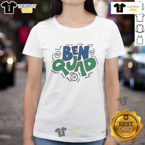Official Ben Quad Post Emo Ok Bubbles Ladies Tee featuring a stylish graphic design perfect for casual wear.