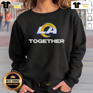 Official Los Angeles Rams LA Together Sweatshirt featuring team colors and logo, perfect for game day or casual wear.