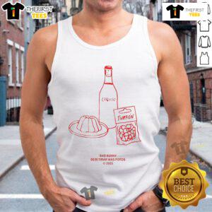 Top Bad Bunny Debi Tirar Ms Fotos La Receta De Pr Tank Top featuring vibrant colors and stylish designs for fans.