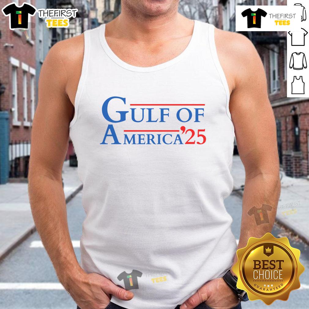 Stylish Top Gulf of America 2025 tank top featuring a vibrant coastal design, perfect for summer beach outings.