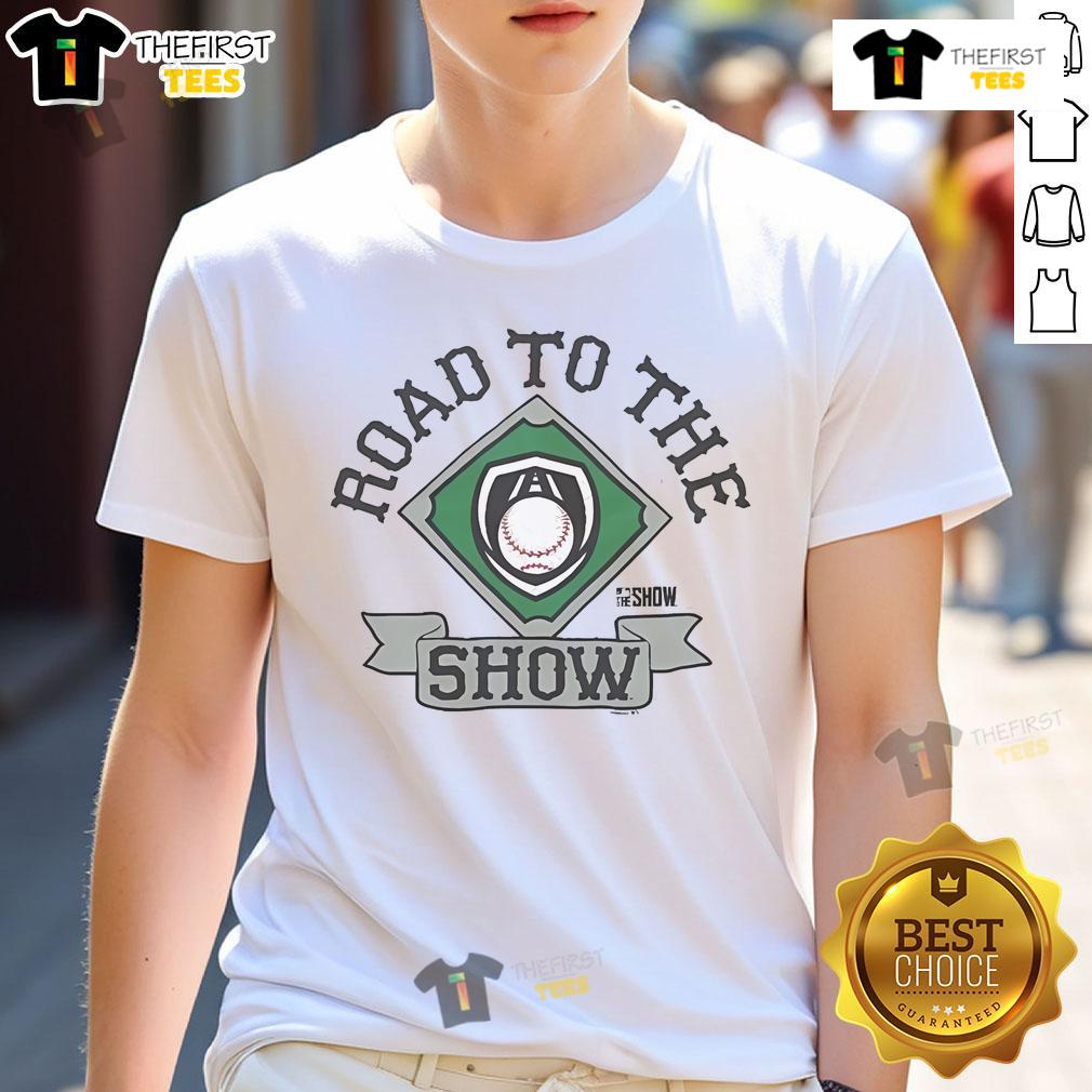 Good MLB The Show Road to the Show T-Shirt featuring vibrant graphics and a comfortable fit for baseball fans.