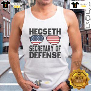 Alt Text: Good Pete Hegseth wearing a Trump tank top, promoting his candidacy for Secretary of Defense.