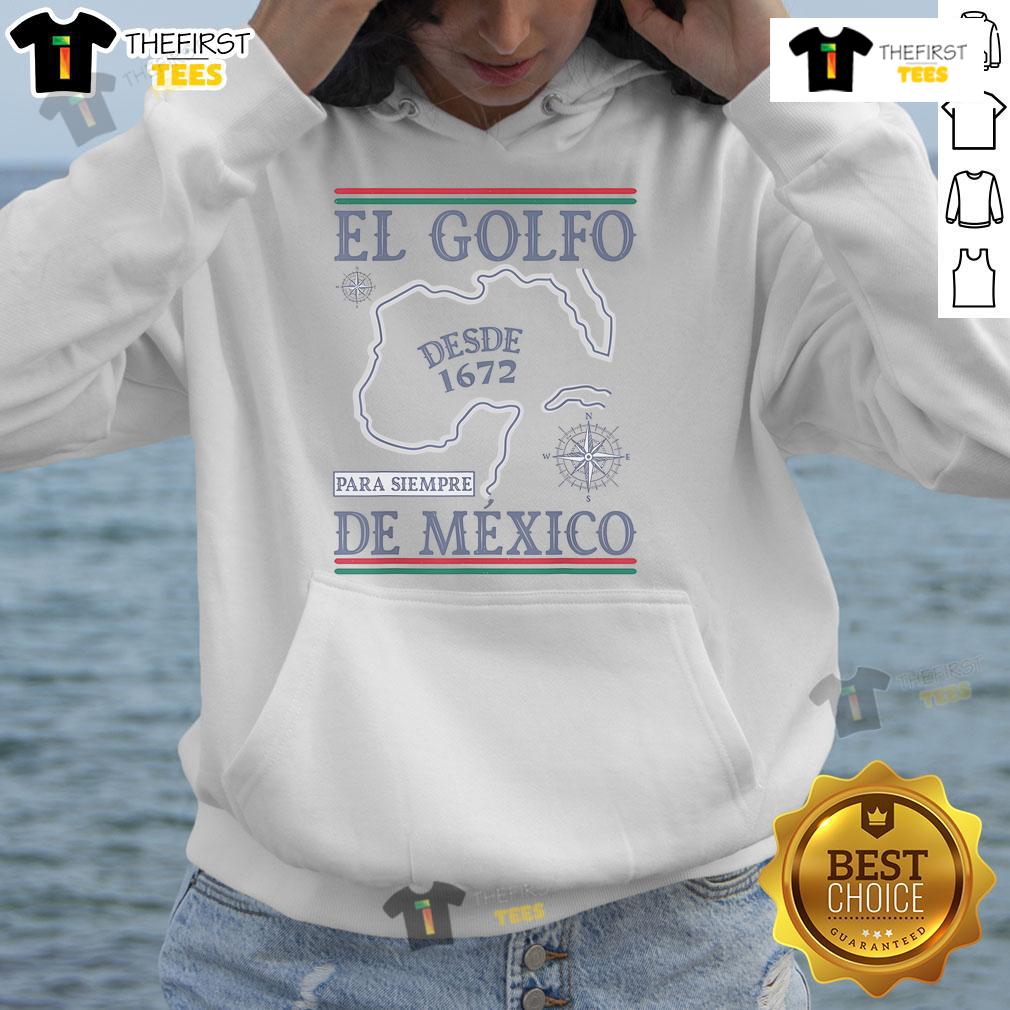 Stylish Nice El Golfo De Mexico hoodie featuring vibrant colors and a scenic beach design, perfect for casual wear.