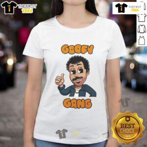 Nice Morgan Jay Goofy Gang Ladies Tee featuring a fun graphic design perfect for casual wear and playful style.
