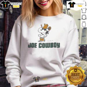 Cozy Nice Snoopy Joe Cowboy Sweatshirt featuring playful Snoopy design in a stylish cowboy theme for casual wear.