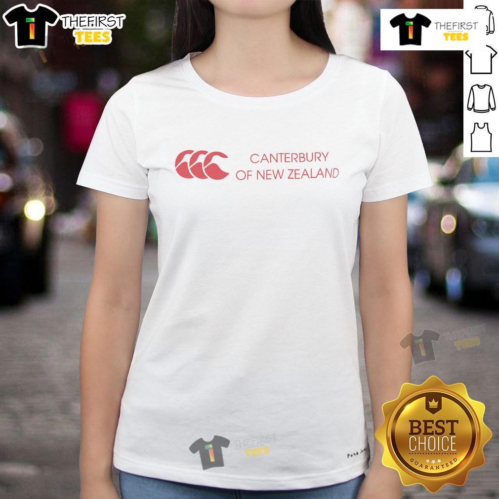 Alt Text: Official Canterbury of New Zealand Legends Ringer Ladies Tee in stylish design, perfect for casual wear and rugby fans.