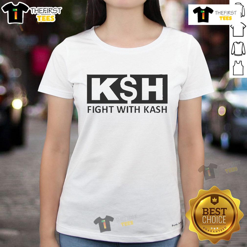 Official Chris Murphy KSH fight with Kash ladies tee showcasing bold design and vibrant colors.