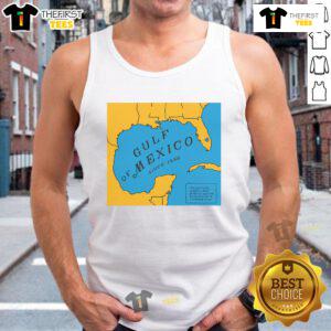 Official Gulf of Mexico historic map tank top featuring vibrant 1550 design, perfect for maritime history enthusiasts.