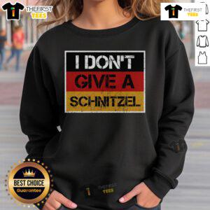 Official I Don't Give A Schnitzel Sweatshirt in stylish design, perfect for casual wear and expressing humor.