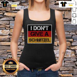 Official I Don't Give A Schnitzel Tank Top featuring a fun graphic design, perfect for casual summer wear.