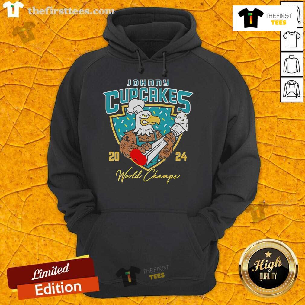 Official Johnny Cupcakes Bird World Champs 2024 hoodie featuring a vibrant design and cozy fit for fans.