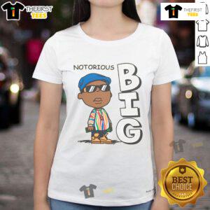 Official Notorious B.I.G. music tour ladies tee featuring iconic graphic design, perfect for fans and collectors.