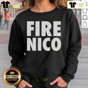 Official Ralph Strangis Nuck Fico Fire Nico sweatshirt featuring vibrant design and comfortable fit for fans.