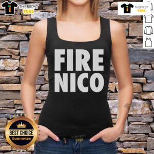 Official Ralph Strangis Nuck Fico Fire Nico Tank Top featuring vibrant design and stylish fit for summer wear.