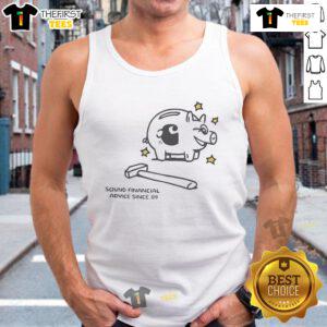 Official Sound Financial Advice Since 89 Tank Top featuring a stylish design for financial enthusiasts and casual wear.