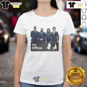 Alt Text: Official The Four Tempers The Office Ladies Tee featuring colorful graphics and a comfortable fit for fans.