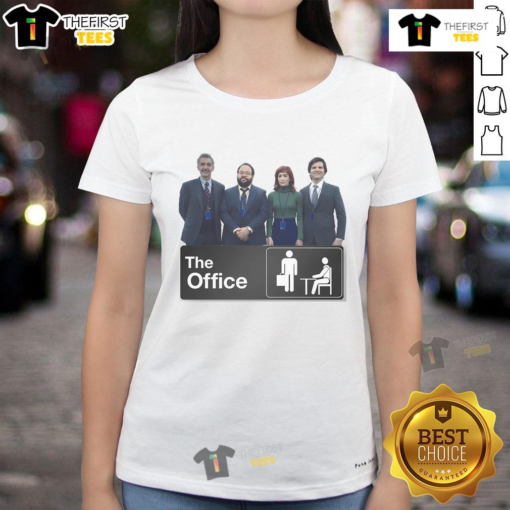 Alt Text: Official The Four Tempers The Office Ladies Tee featuring colorful graphics and a comfortable fit for fans.