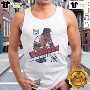 Official Topps Ash New York Yankees Pour Homme Tank Top featuring team logo and stylish design for fans.