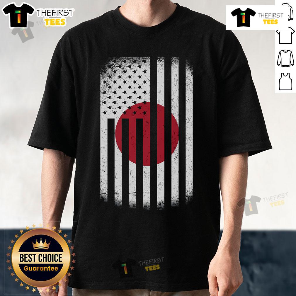 Official Vintage Japan Flag T-Shirt featuring a distressed Japanese flag design on a classic tee.