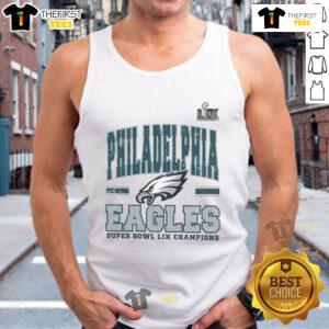 Original Philadelphia Eagles Super Bowl Champs tank top in green with team logo, perfect for fans and game day wear.