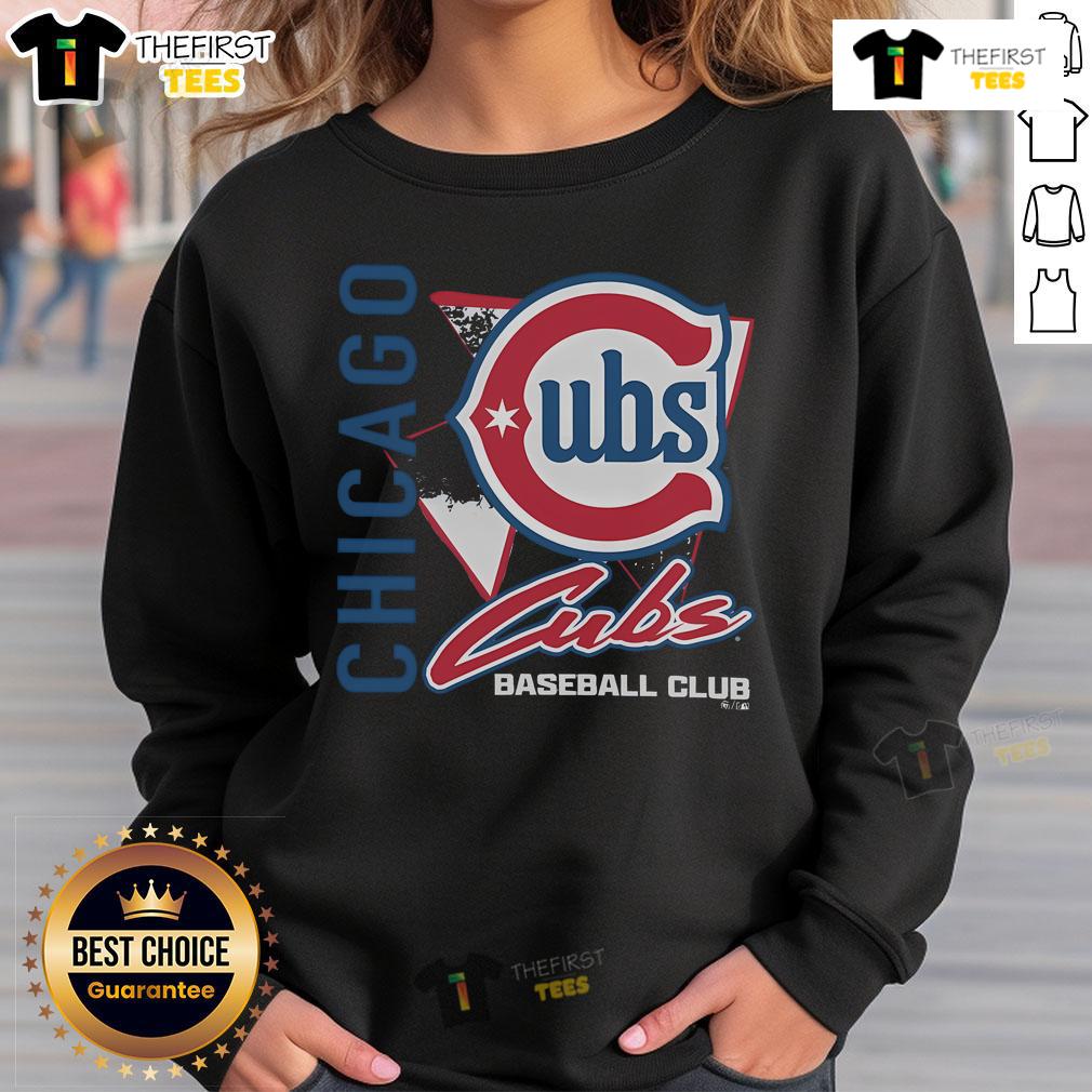 Premium Chicago Cubs Side Arm Baseball Club Sweatshirt featuring team logo and stylish design for fans.