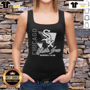 Premium Chicago White Sox side arm baseball club tank top featuring team logo and stylish design for fans.