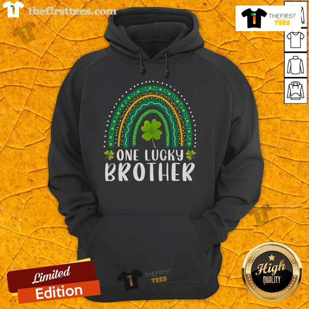 Premium Hooligan Squad Funny St. Patrick's Day hoodie with rainbow design, perfect for celebrating Irish culture.