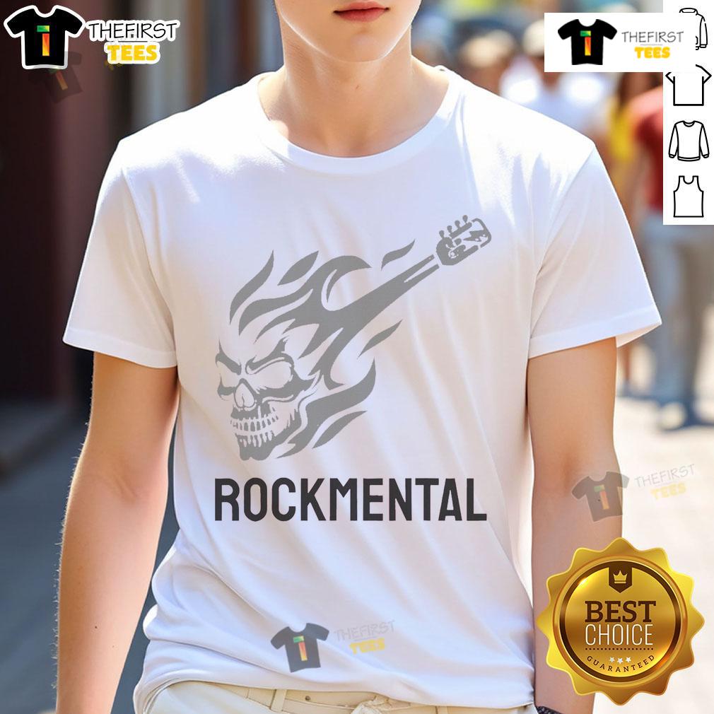 Top Rockmental Mosh Pit Gear T-Shirt featuring a bold graphic design, perfect for concert-goers and music enthusiasts.