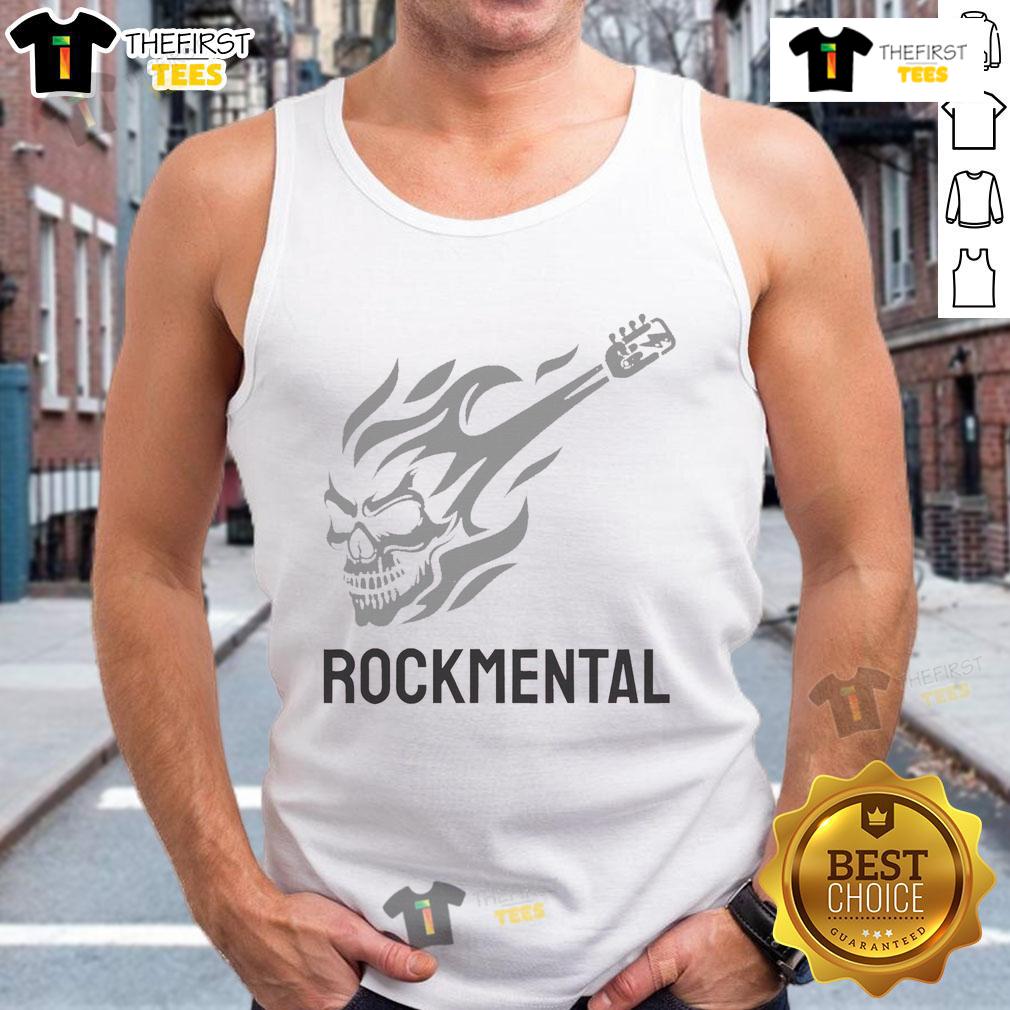 Top Rockmental Mosh Pit Gear Tank Top featuring bold graphic design, perfect for music festivals and energetic performances.
