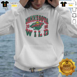 Good Minnesota Wild Rink Arched Wordmark Hoodie showcasing team spirit in vibrant colors, perfect for fans and casual wear.