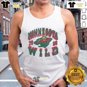 Good Minnesota Wild Rink Arched Wordmark Tank Top showcasing team spirit with a stylish design for fans.