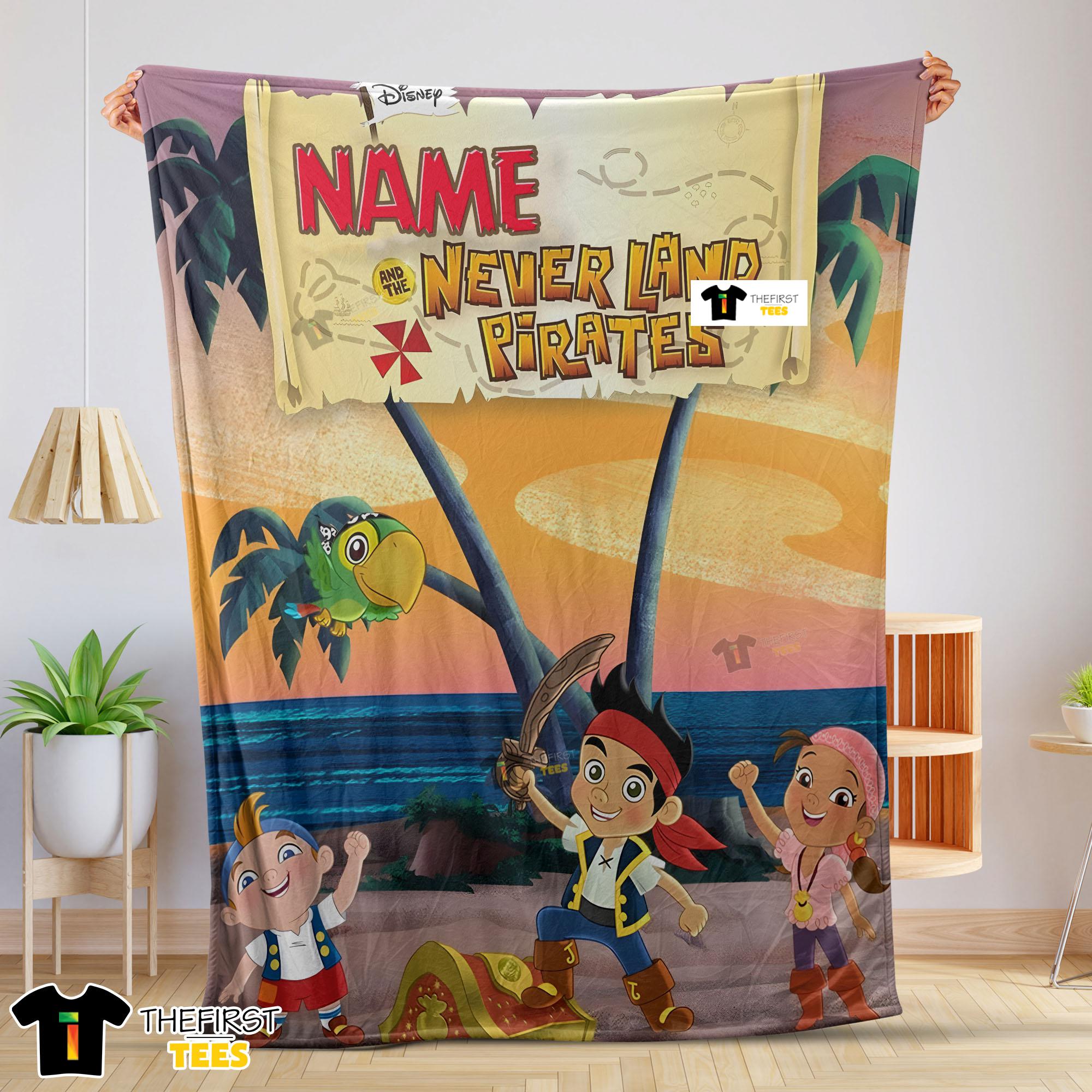 Jake And The Never Land Pirates Blanket Fleece Customized Blanket