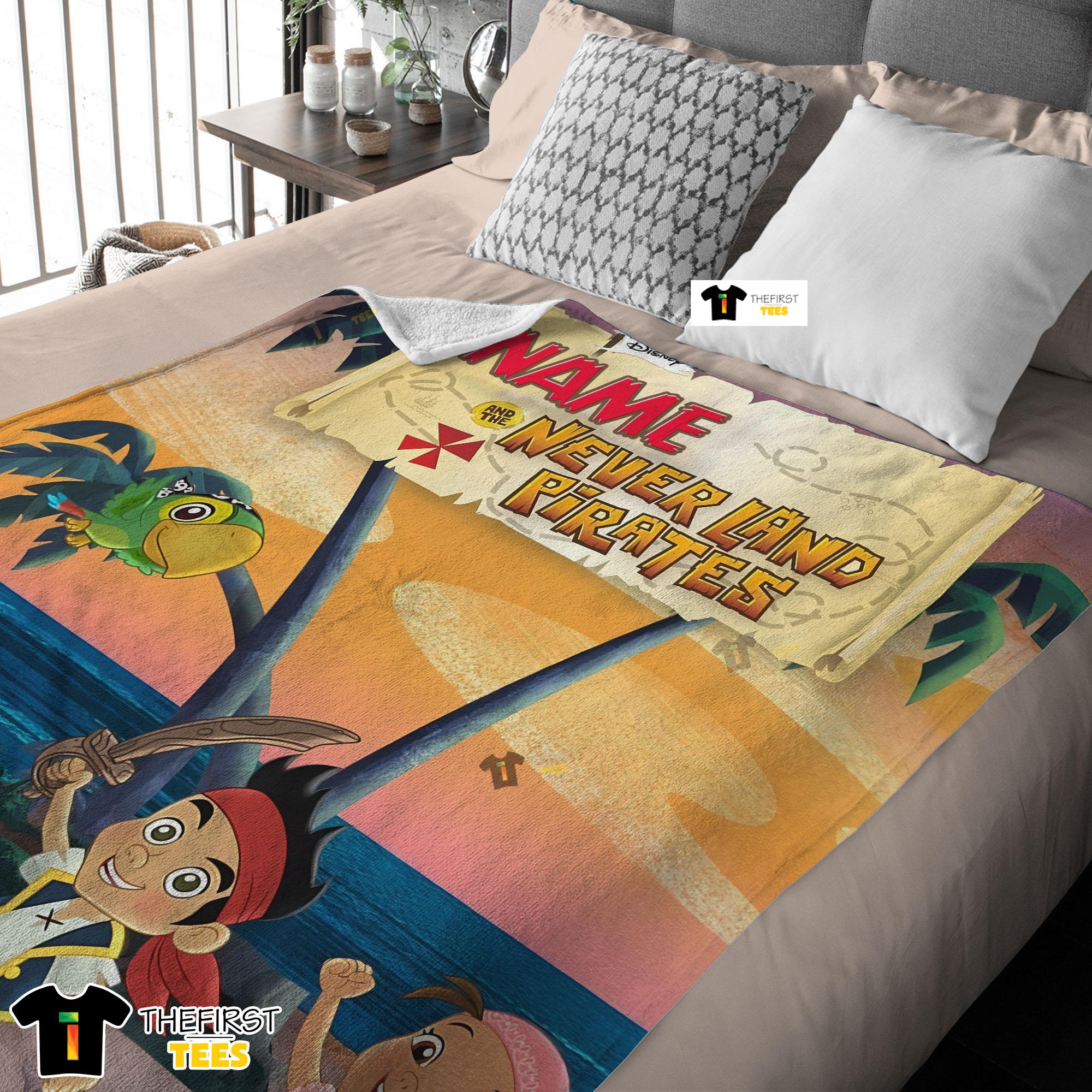 Jake And The Never Land Pirates Blanket Fleece Customized Blanket