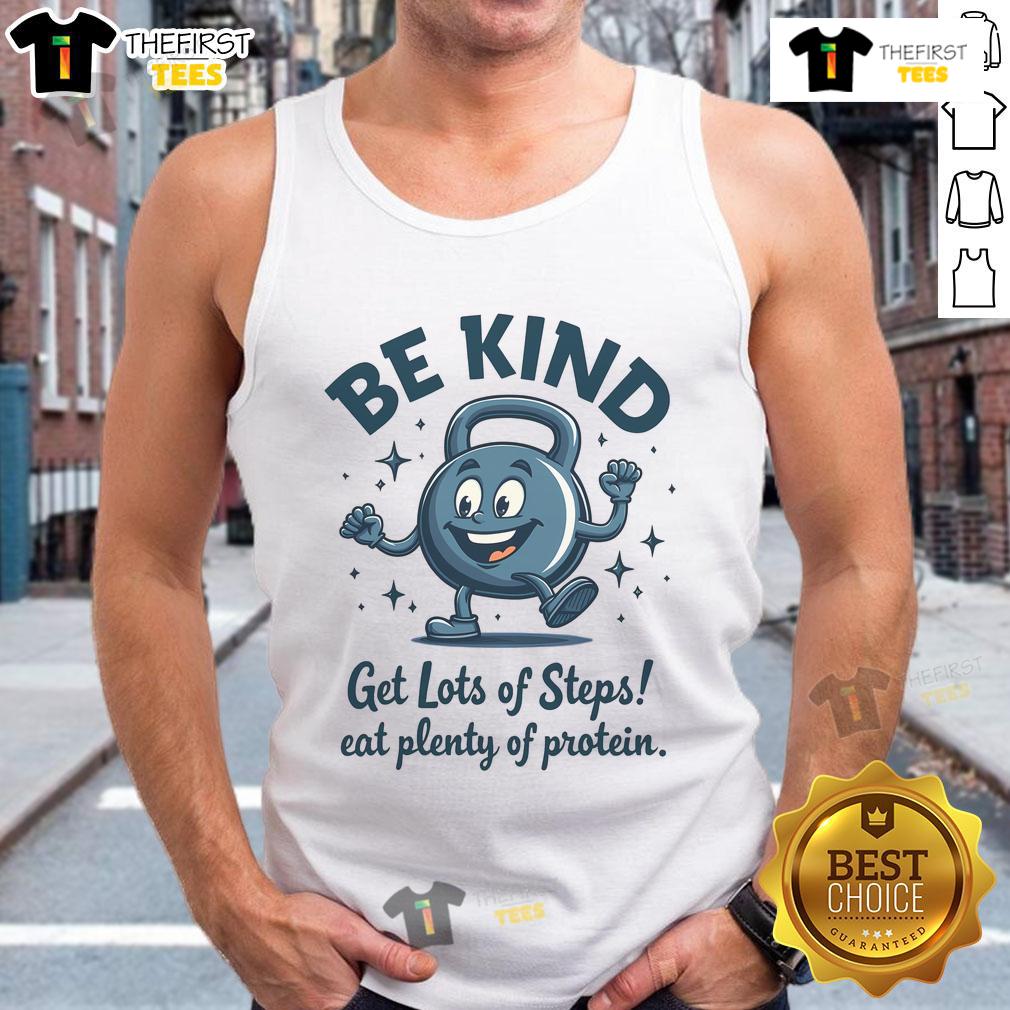 Nice Be Kind tank top featuring motivational text, perfect for staying active and promoting a healthy lifestyle.