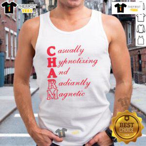 Stylish Nice Charm tank top featuring a hypnotizing design, perfect for casual wear and radiantly magnetic vibes.