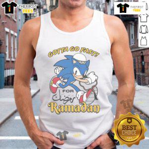 Men's Nice Gotta Go Fast for Ramadan tank top featuring a stylish design perfect for Ramadan celebrations.