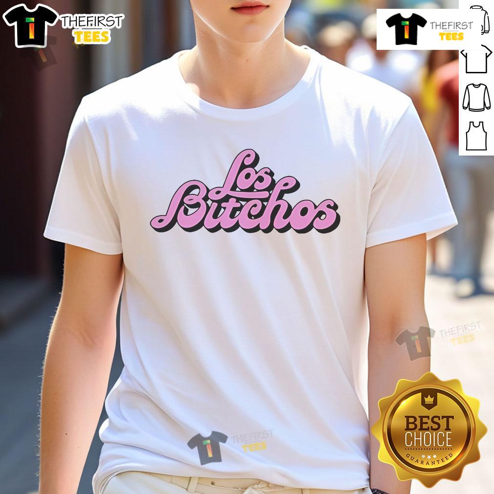 Nice Los Bitchos Logo T-Shirt featuring a vibrant graphic design and stylish fit for music fans and fashion enthusiasts.
