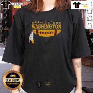 Nice Washington Feather Ladies Tee featuring a stylish feather design, perfect for casual wear and showcasing Washington pride.