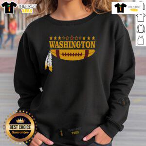 Cozy Nice Washington feather sweatshirt in navy blue, perfect for casual wear and showcasing Washington pride.
